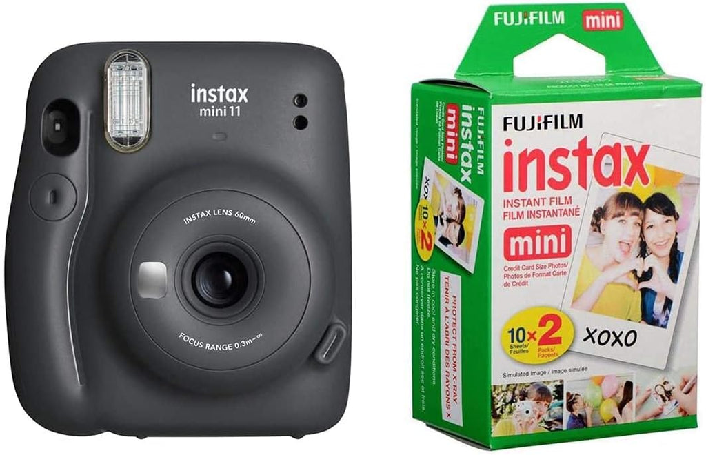 Ice White Instant Film Camera with 20 Exposures Film B28592