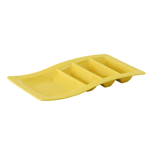 Saffron Stackable Taco Plate C95068