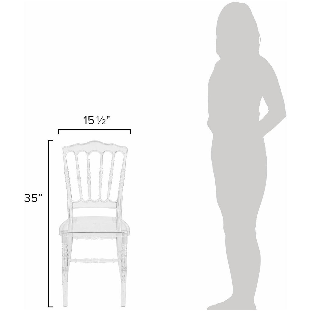 Clear Crystal Polycarbonate Chair X158