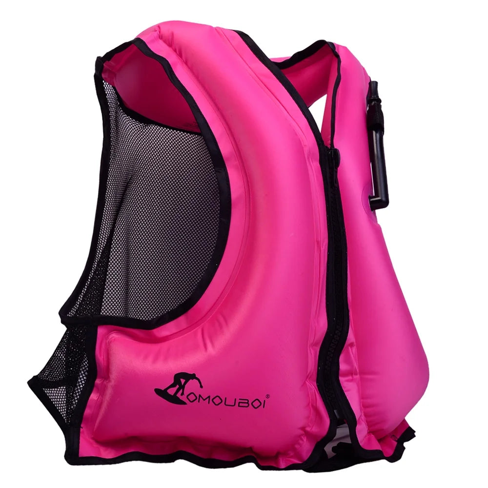 Inflatable Life Jacket for Snorkeling and Water Sports B548388