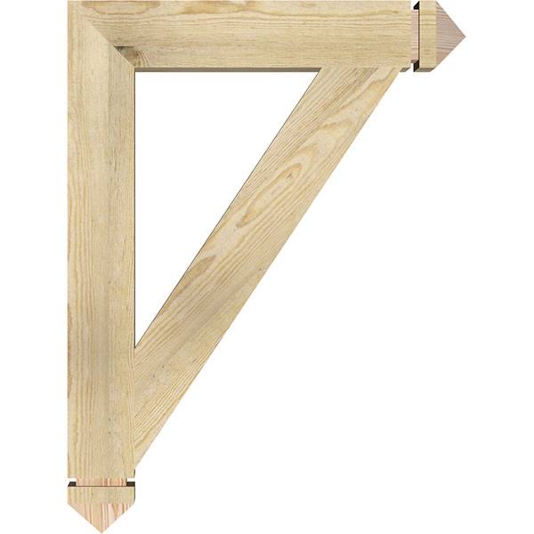 Traditional Arts & Crafts Rough Sawn Douglas Fir Bracket N499562