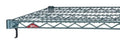 Steel Wire Shelf with Microban 600 lb Capacity 72 Width 18 Depth L475538