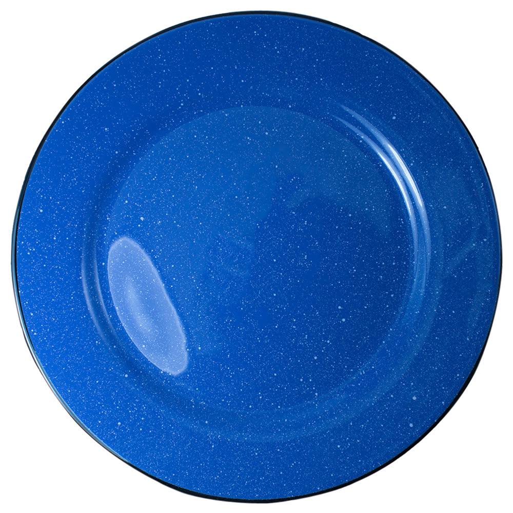 Ocean Blue Stoneware Plate - 36/Case U8179