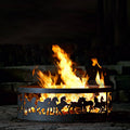 Small Steel Wood Burning Fire Ring N4276