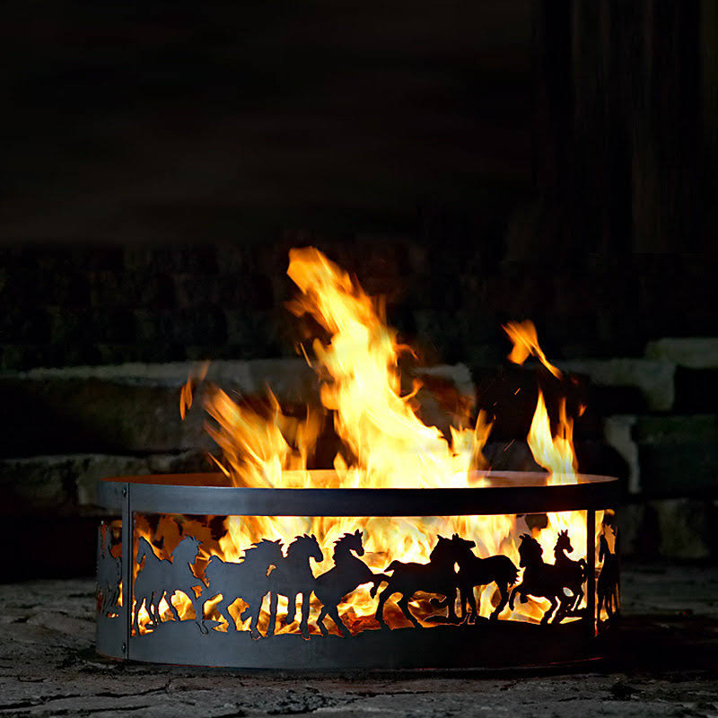 Small Steel Wood Burning Fire Ring N4276