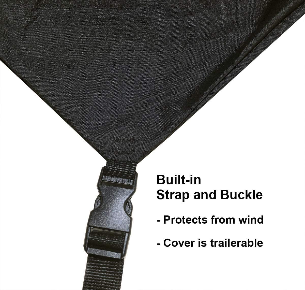 Snowmobile Cover with Built-in Securing Straps and Storage Bag U8550