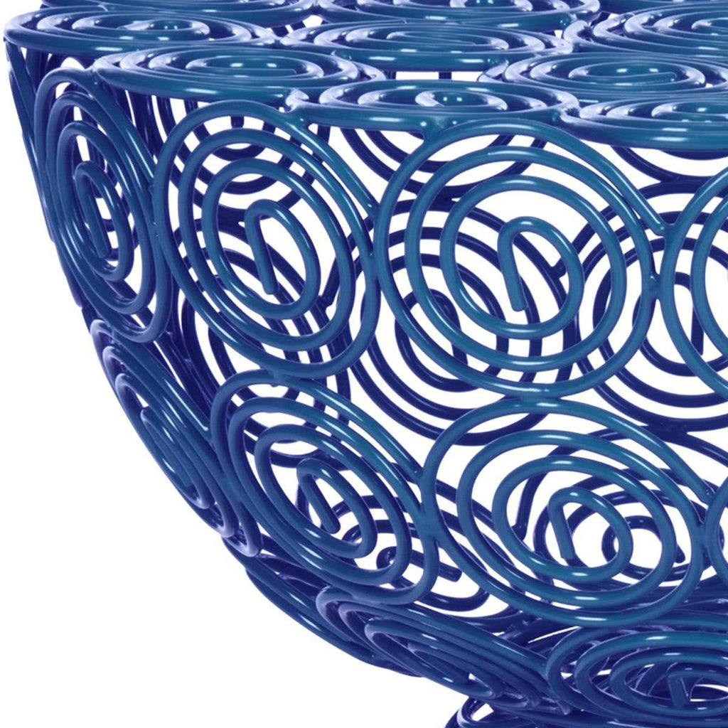 Green Iron Wire Stool R385326