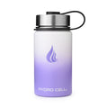 Lavender/White Stainless Steel Water Bottle D22697