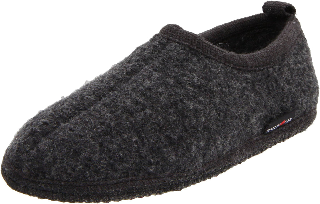 Charcoal Haflinger Slippers P940