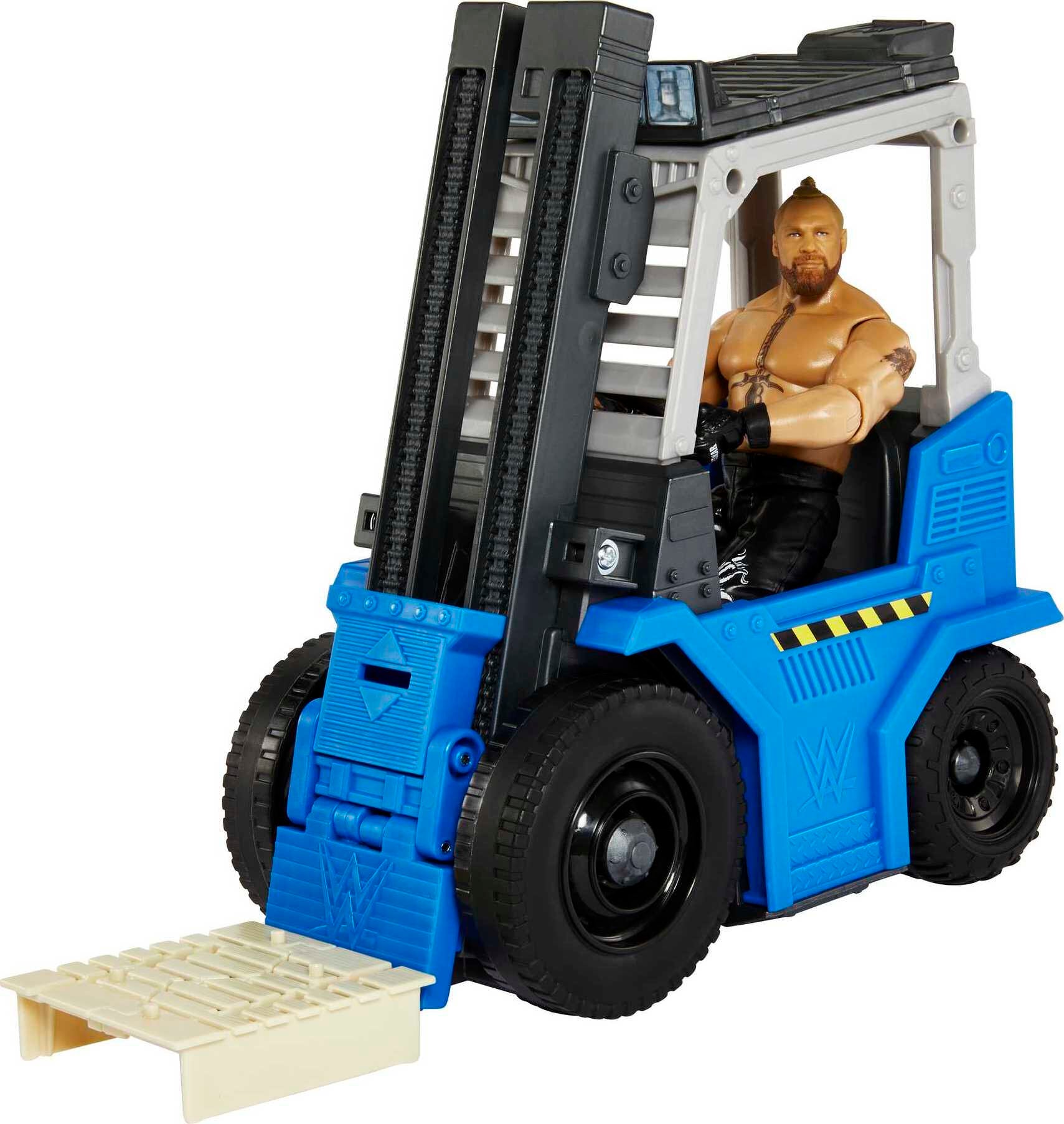 WWE Wrekkin' Slam 'n Stack Forklift Breakaway Vehicle with Action Figure (6-inch) R774928