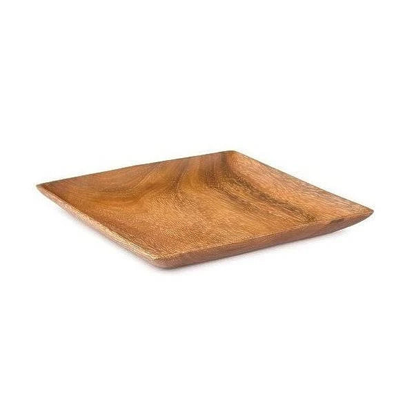 Acacia Wood Square Plate Set of 4 G792249