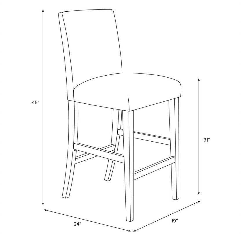 Linen Bar Stool L17818