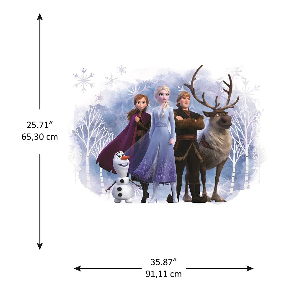 Peel and Stick Wall Decals, 35.92 in x 25.43 in, Blue A68694