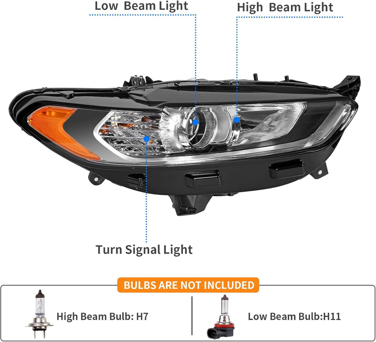 Projector Headlights Assembly for Ford Fusion Q69032