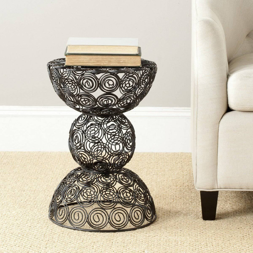 Green Iron Wire Stool R385326