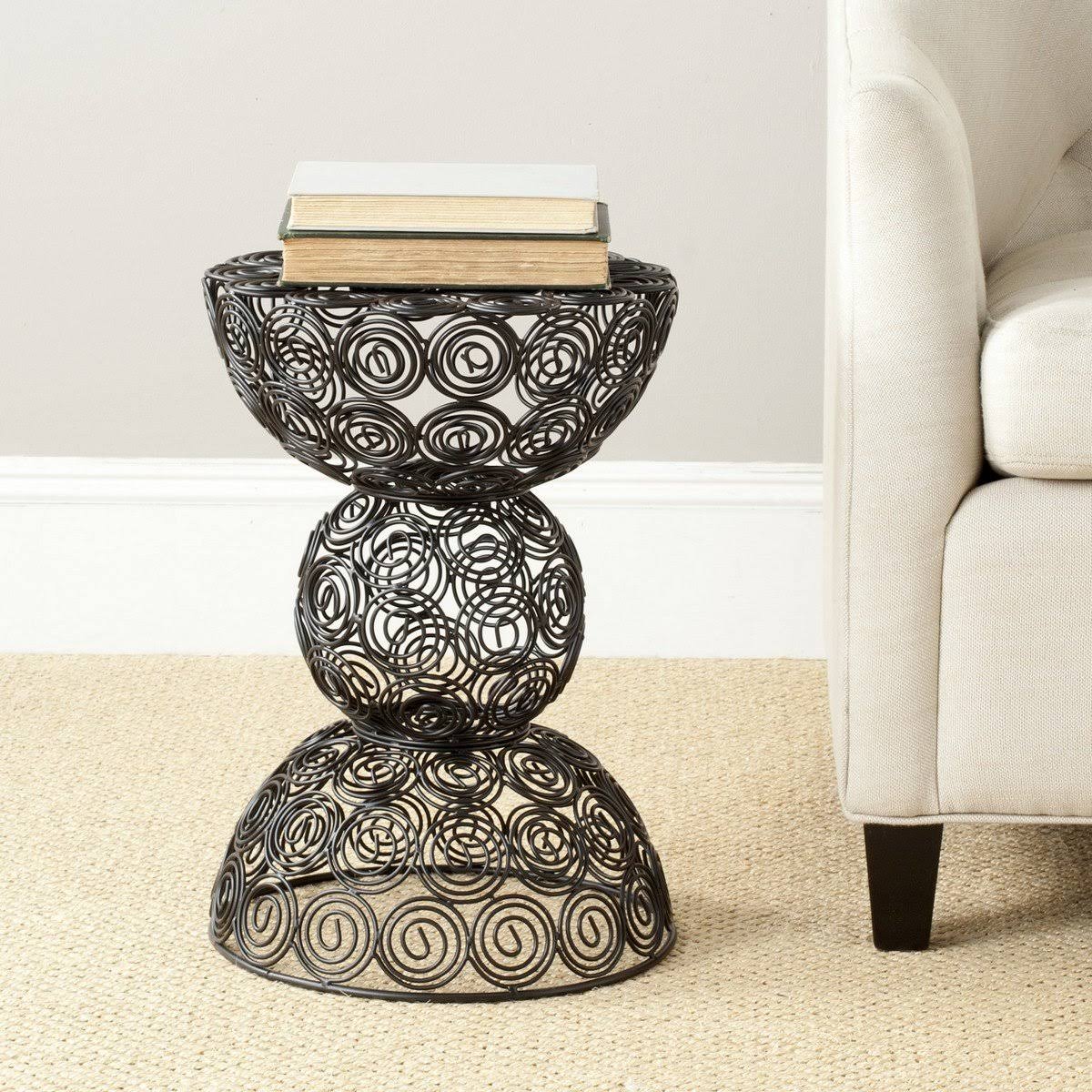 Green Iron Wire Stool R385326