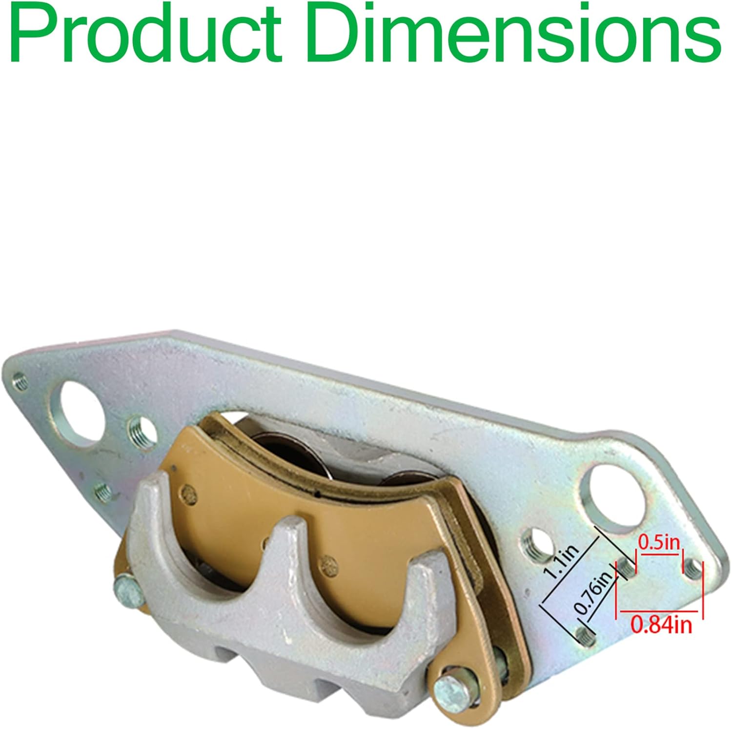 Front Left Right Brake Calipers W/Pads for Polaris Ranger 800 Crew XP 2010-2015 F893558