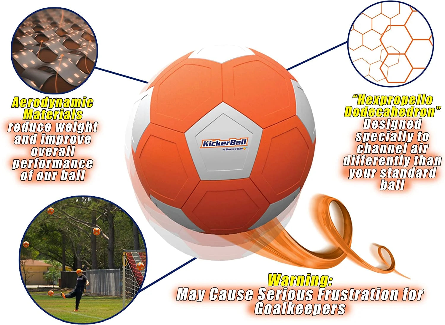 Orange Soccer Ball E817