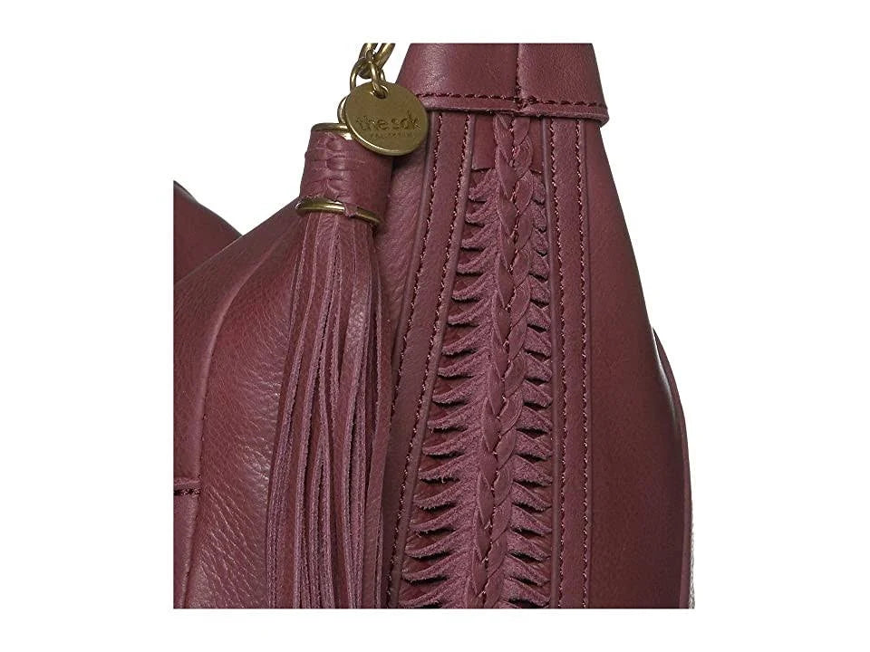 Cabernet Leather Bucket Bag D203281
