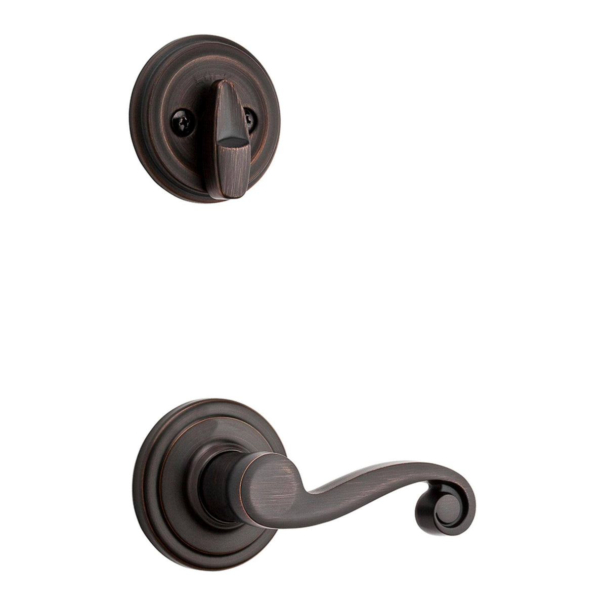 Venetian Bronze Door Handleset with Lever G449