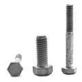 1 inch-8 x 7 inch Grade 5 Hex Cap Screw Medium Carbon Steel Hot Dip Galvanized Pk 25 S930