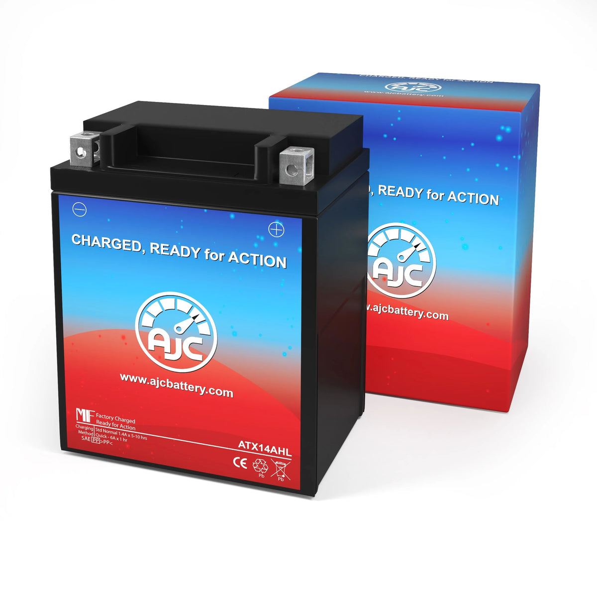 AJC Battery Compatible with Royal Enfield Classic Gunmetal Grey 500CC Motorcycle Replacement Battery (2019) D46685