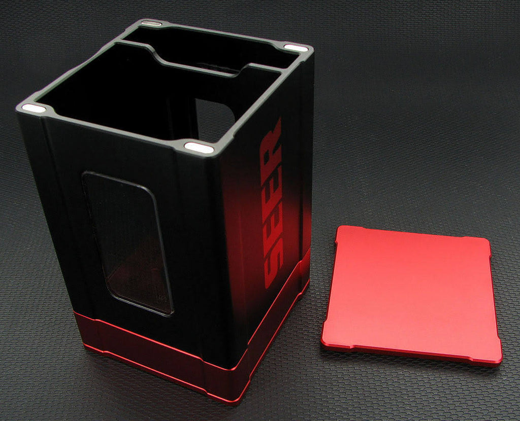 Red Satin Finish Magnetic Close Deck Box E352682
