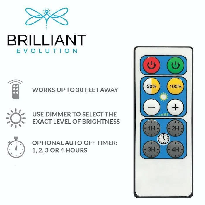 12 inch LED Under Cabinet Light Kit with 6 Bars and Remote Control, White A54573