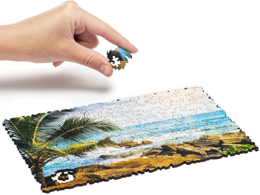 Wooden Puzzle Jigsaw, 125 pieces, 9 x 6.2 in C74496