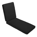 Chaise Lounge Cushion Canvas Black G8029