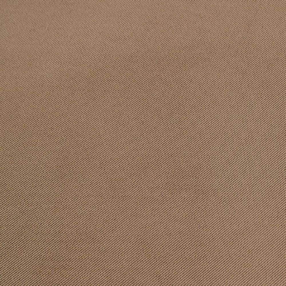 Brown Flannelette Sectional with Ottoman P8680
