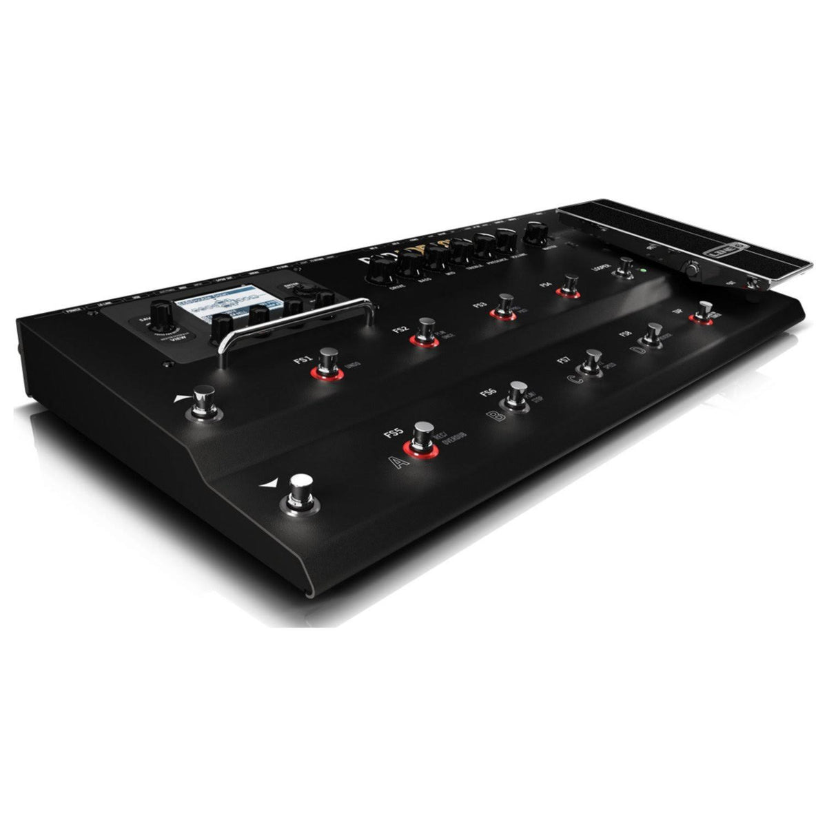 Guitar Multi-Effects Processor with Pedal Bag and 2 Guitar Cables T1356