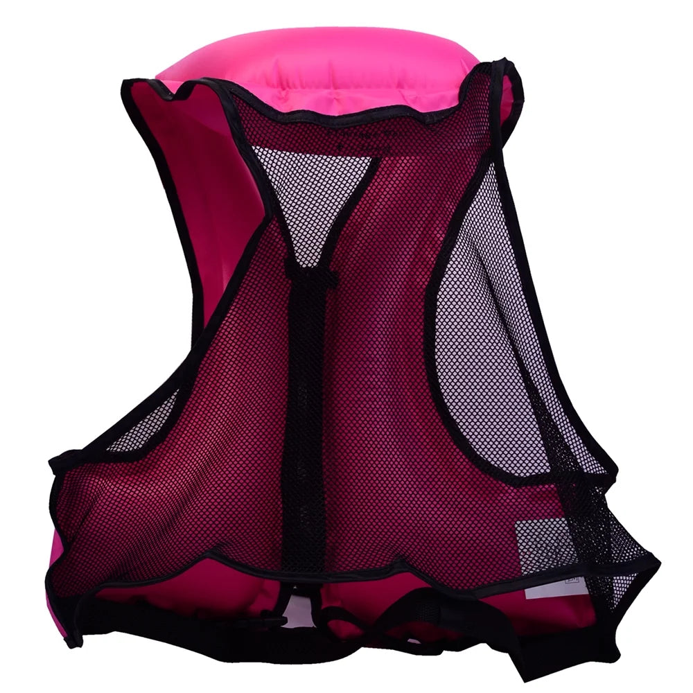 Inflatable Life Jacket for Snorkeling and Water Sports B548388