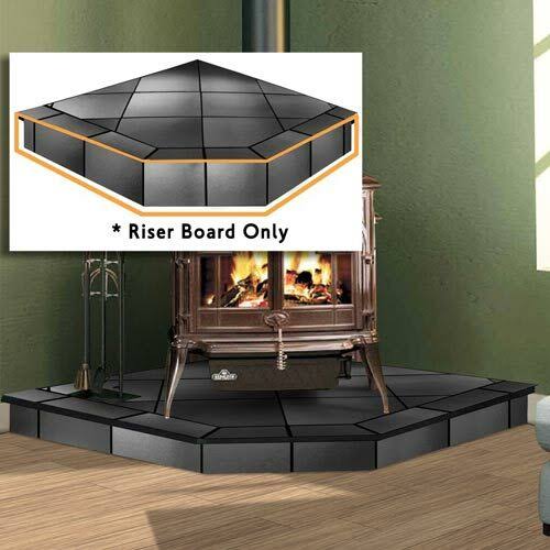 Black Hearth Pad Riser H1623