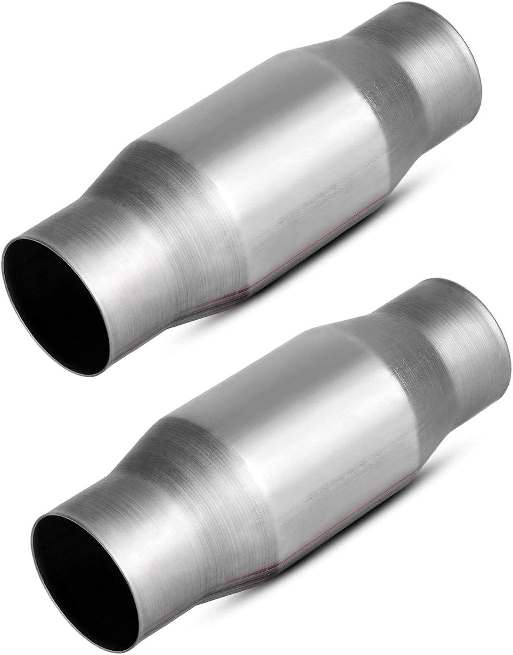 2-Pack Universal Catalytic Converter, 3" Inlet/Outlet, Stainless Steel Shell R757346