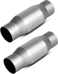2-Pack Universal Catalytic Converter, 3" Inlet/Outlet, Stainless Steel Shell R757346