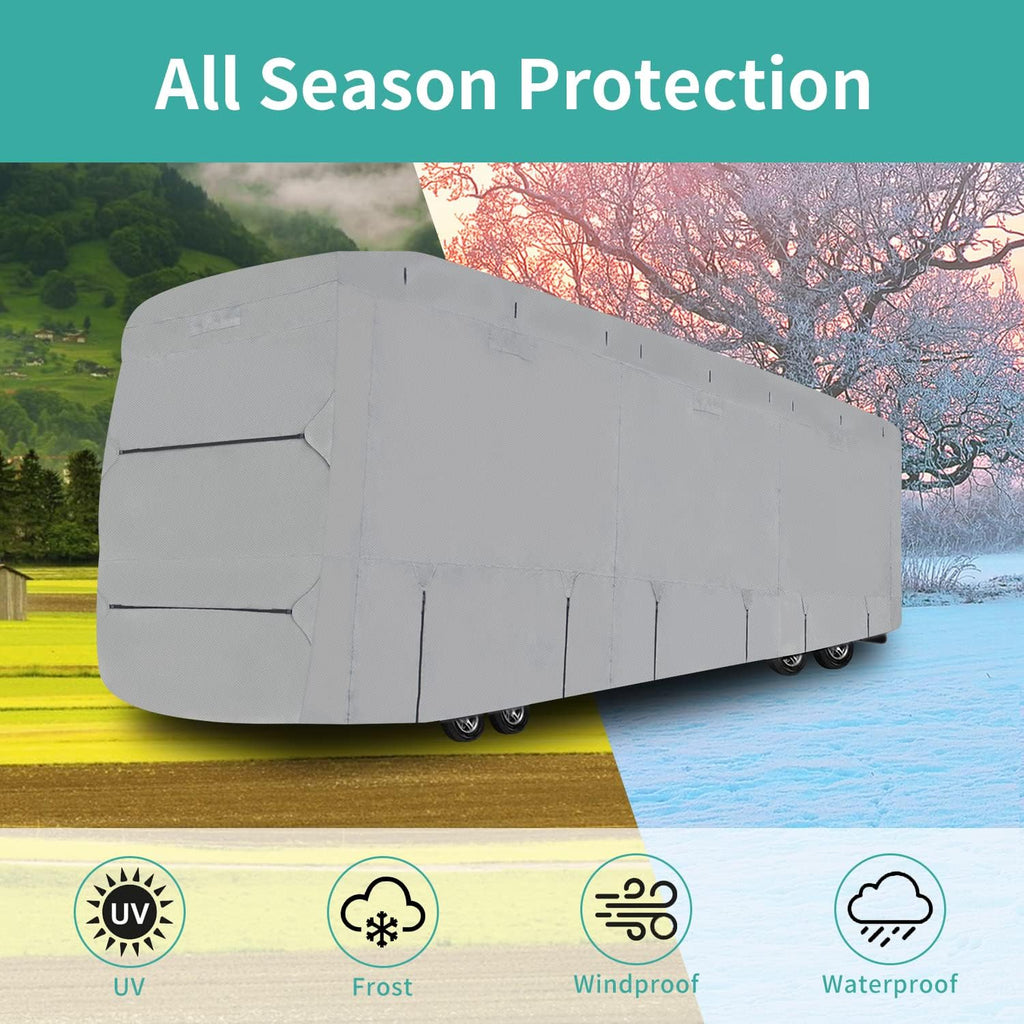 Thick 4 Layers Waterproof Travel Trailer Cover G425561