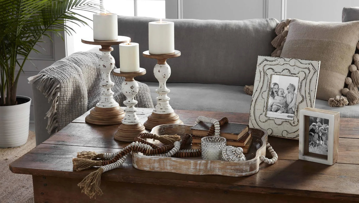 Scalloped Beaded Tray R596