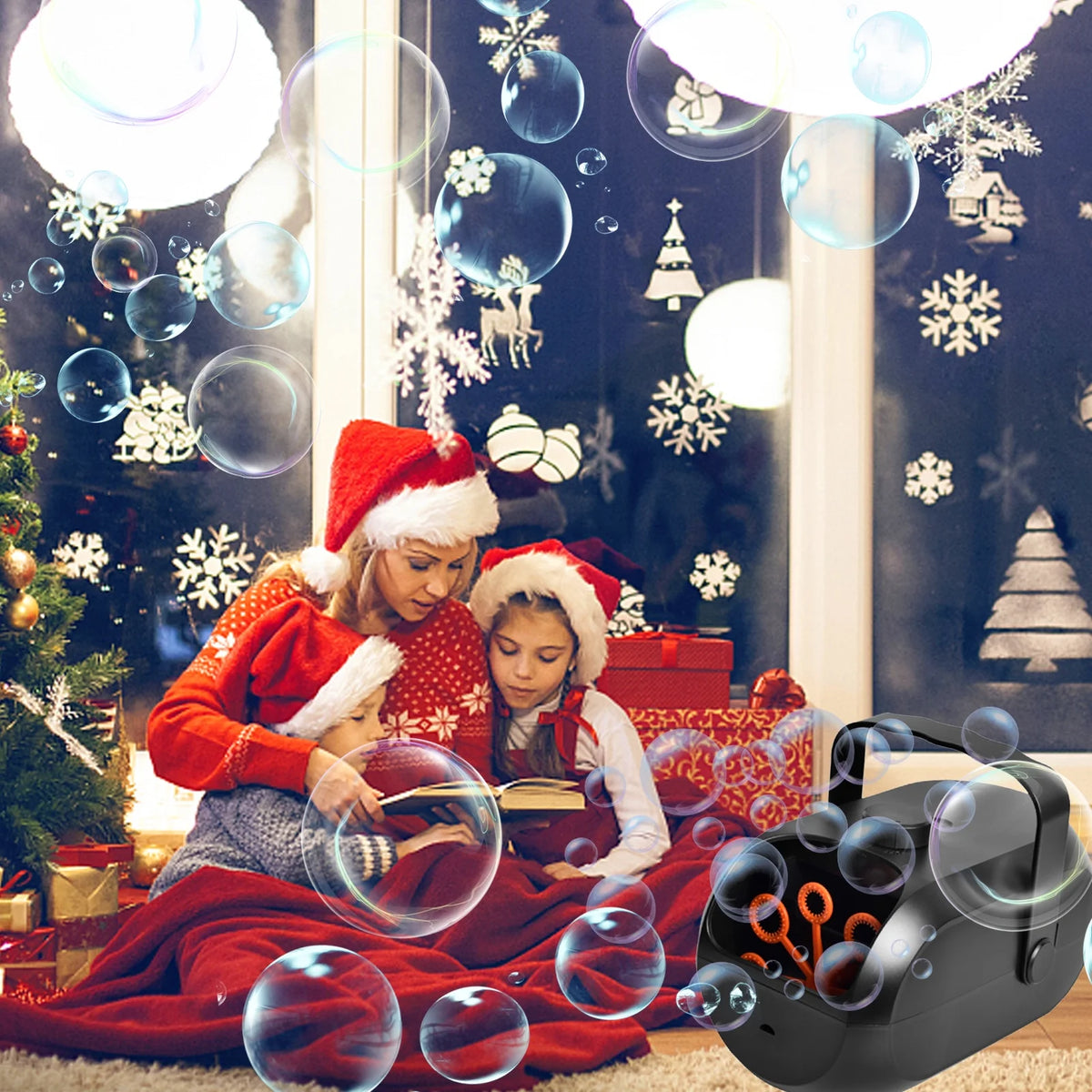 Portable Rechargeable Bubble Machine X40291