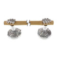 Polished Silver Wall Mounted Towel Bar E972275