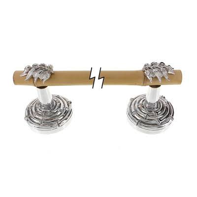 Polished Silver Wall Mounted Towel Bar E972275