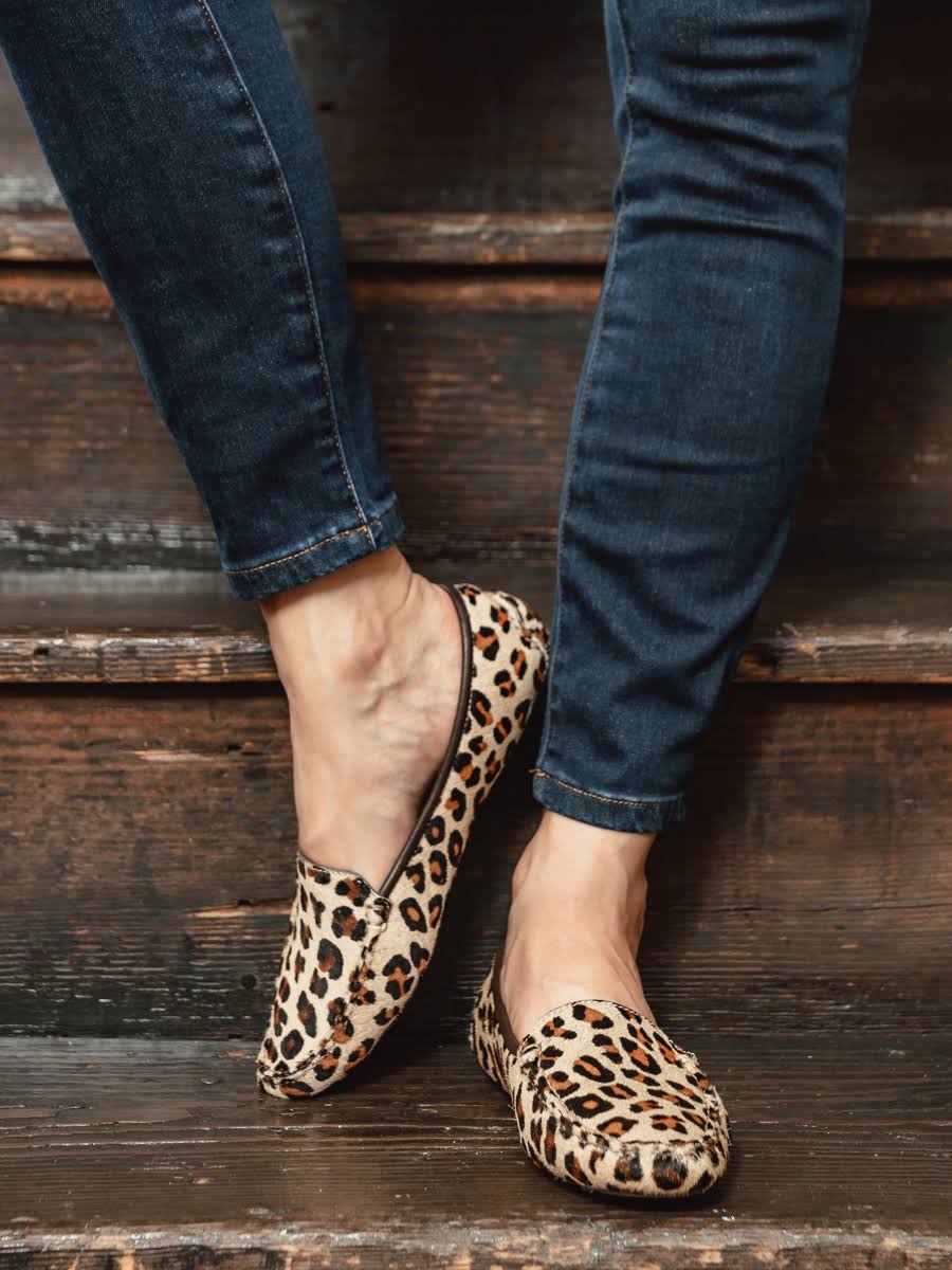 Jillian Driving Moccasin Leopard / 6 P825247