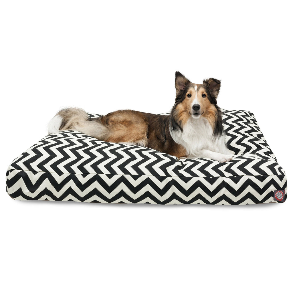 Sage Chevron Rectangle Pet Bed G9464