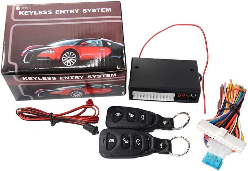 Universal Car Door Lock Keyless Entry System Remote Central Kit with Control Box G8919