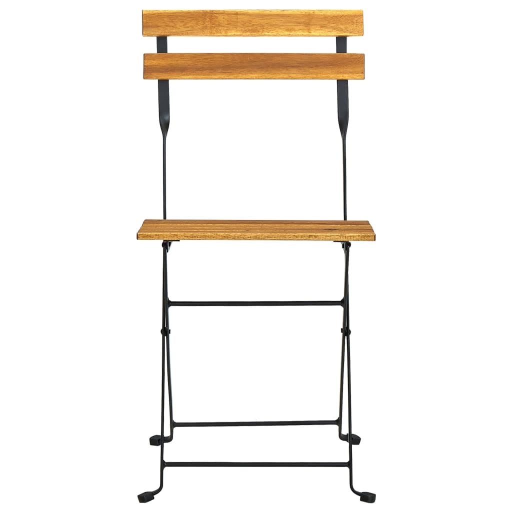 3 Piece Folding Bistro Set Solid Acacia Wood U8824