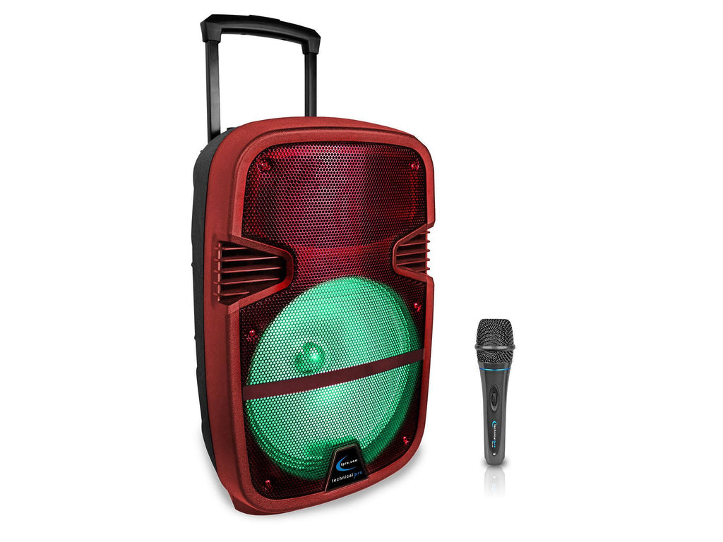 Blue Rechargeable Bluetooth LED Speaker G396514