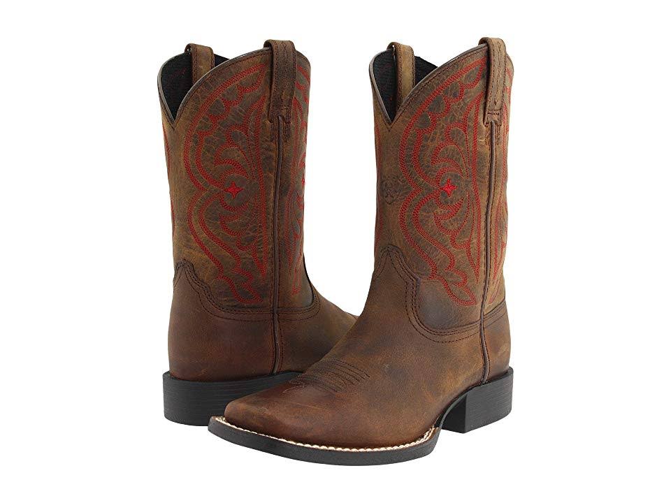 Distressed Brown Kids Quickdraw Boots C19161