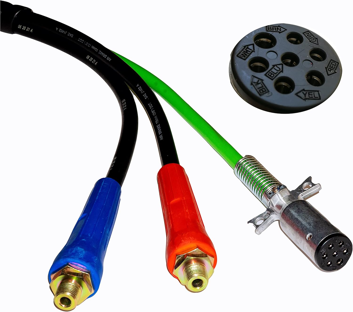 12 Ft 3-in-1 ABS Electrical and Rubber Air Line Hose Assemblies N78128