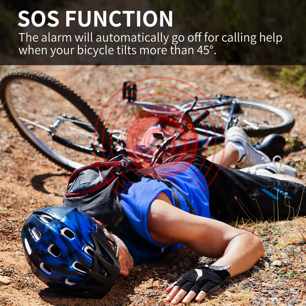 2 Set Wireless Bike Alarm with Remote, Anti-Theft Vibration Motion Sensor Alarm, IP55 Waterproof 113dB Alarm P498