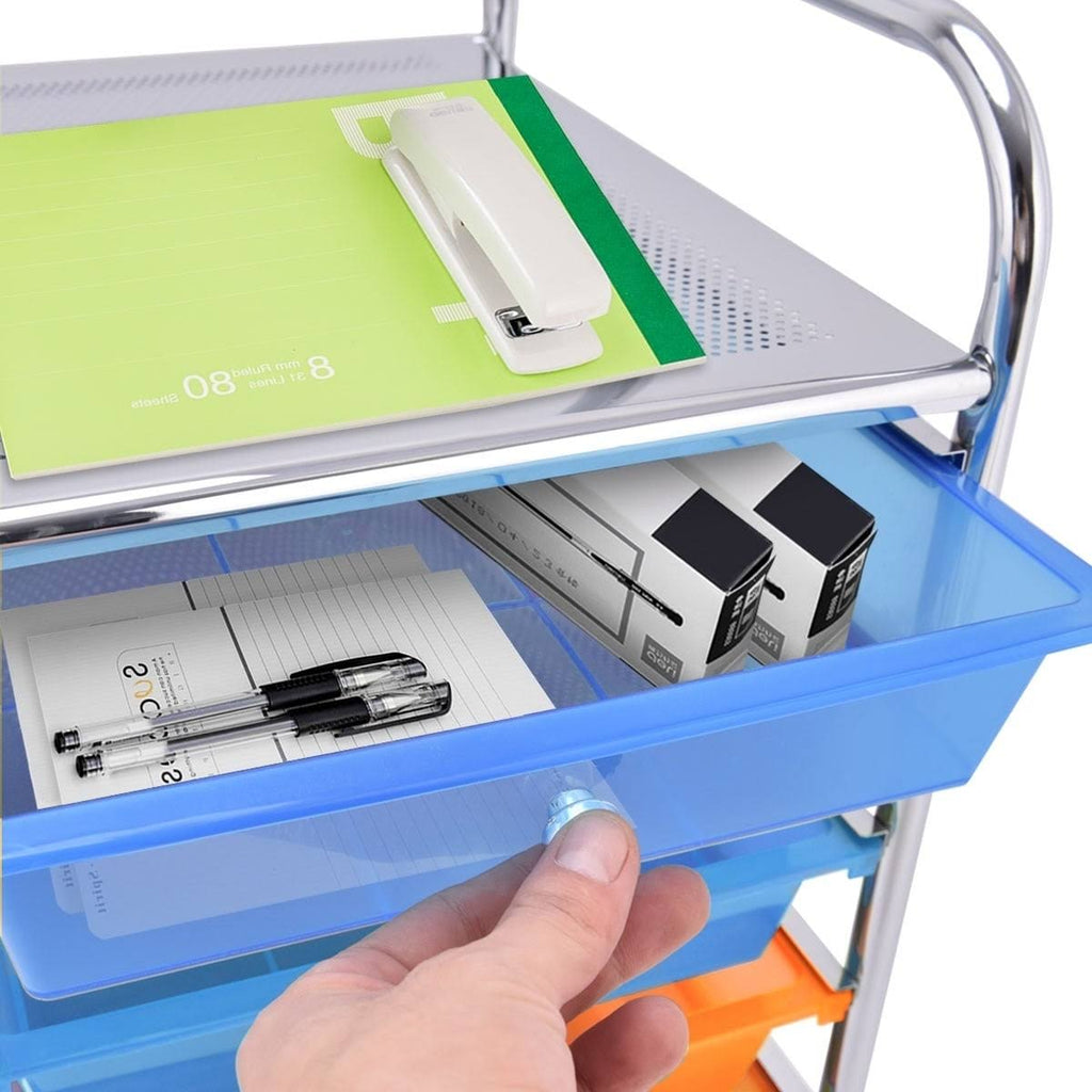 15-Drawer Utility Organizer Rolling Cart with Wheels G9756
